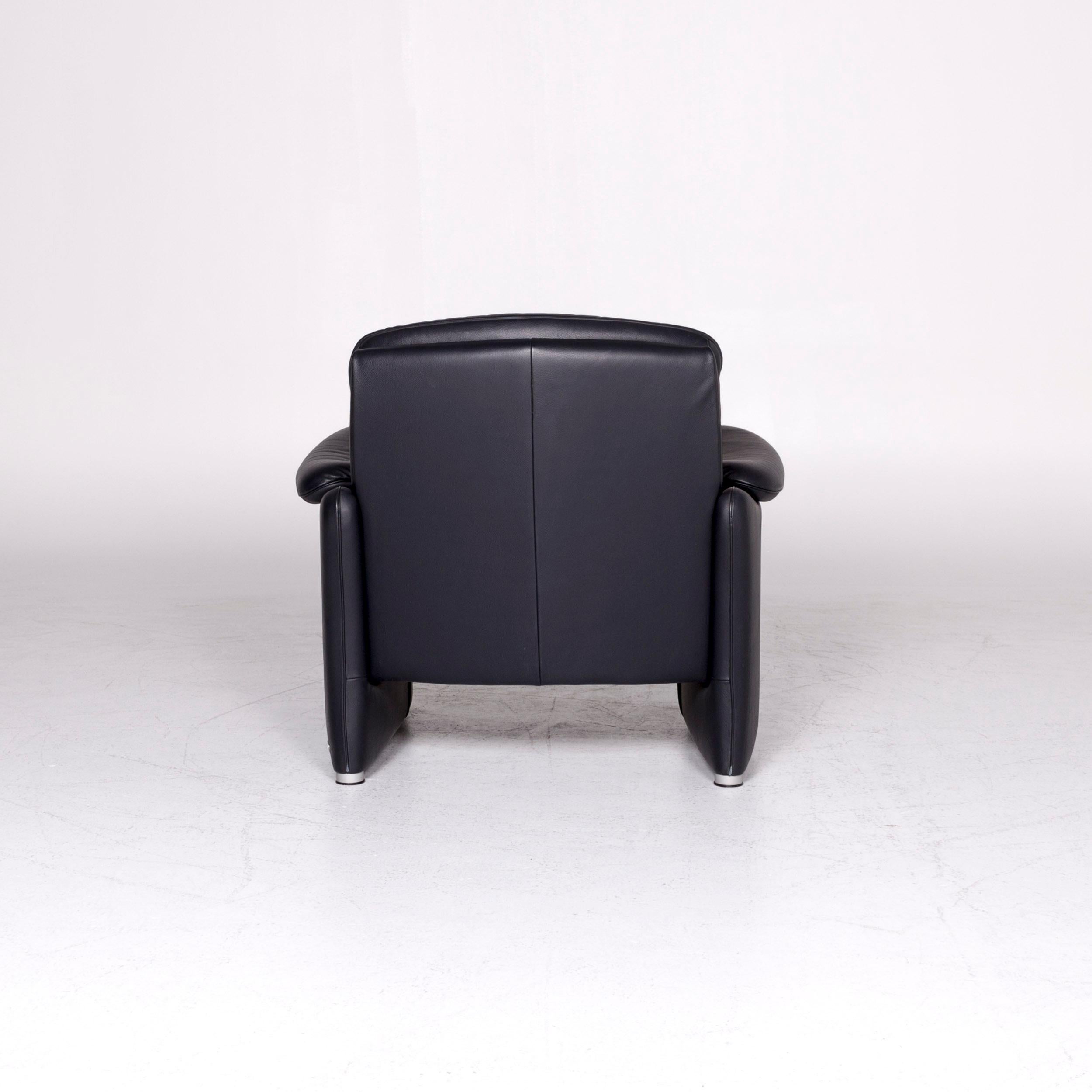 De Sede Designer Leather Armchair Black Armchair im Angebot 2