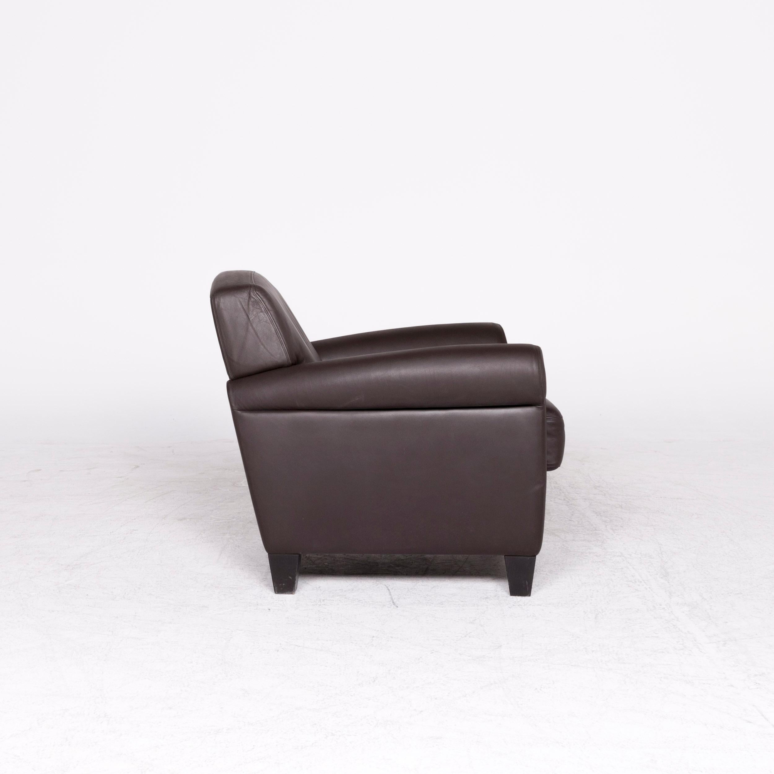 De Sede Designer Leather Armchair Brown Genuine Leather Chair 1