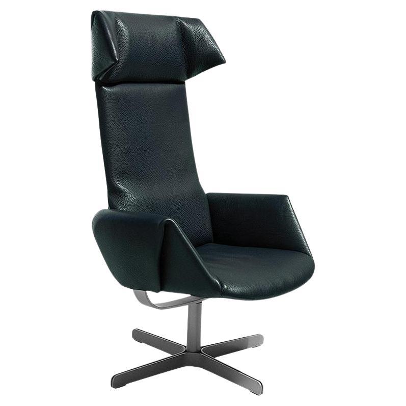 De Sede fauteuil Schiefer DS-0343 en cuir par De Sede Design Team & Bart Van der en vente