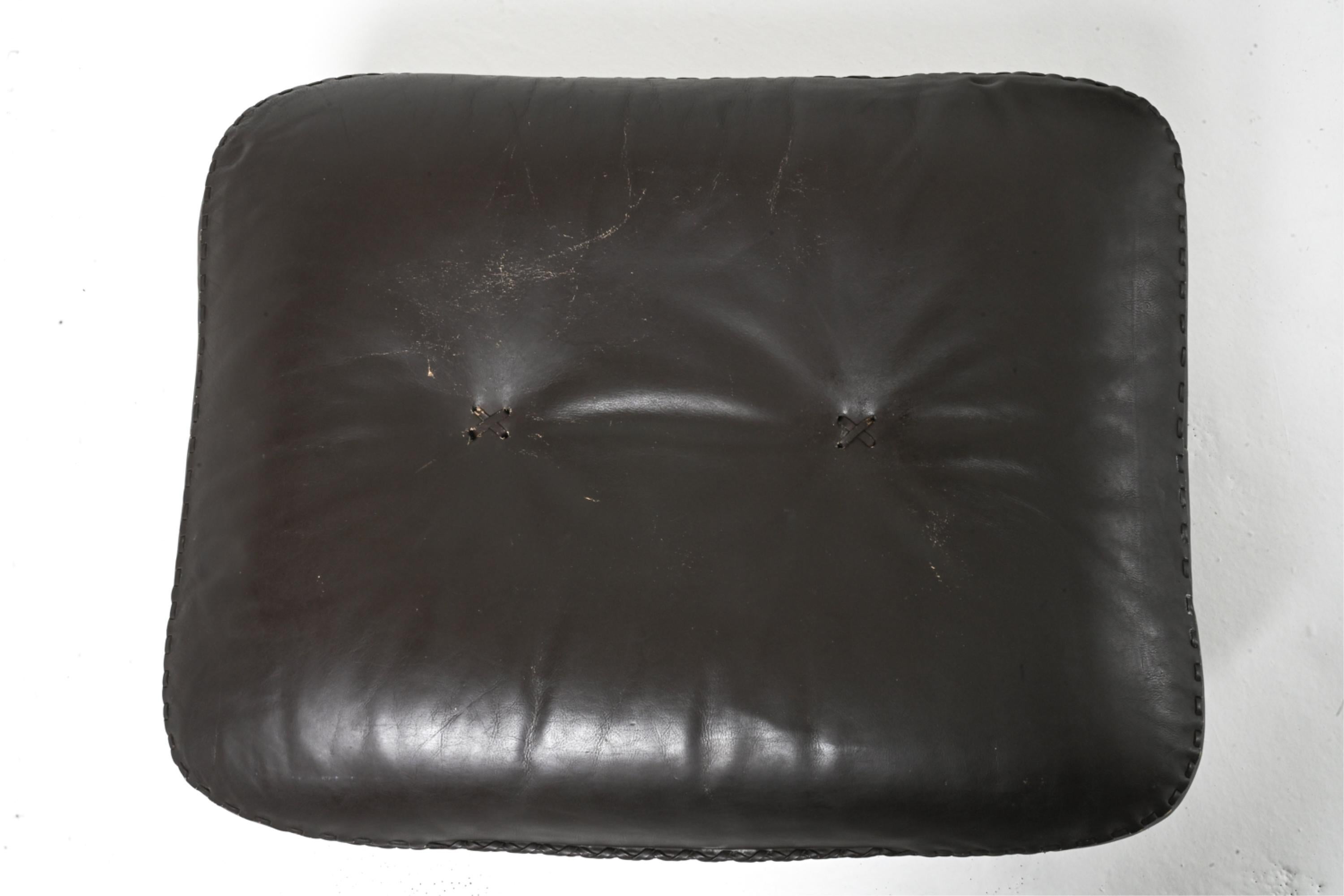 De Sede DS-101 James Bond Leder-Clubsessel & Ottomane im Angebot 5