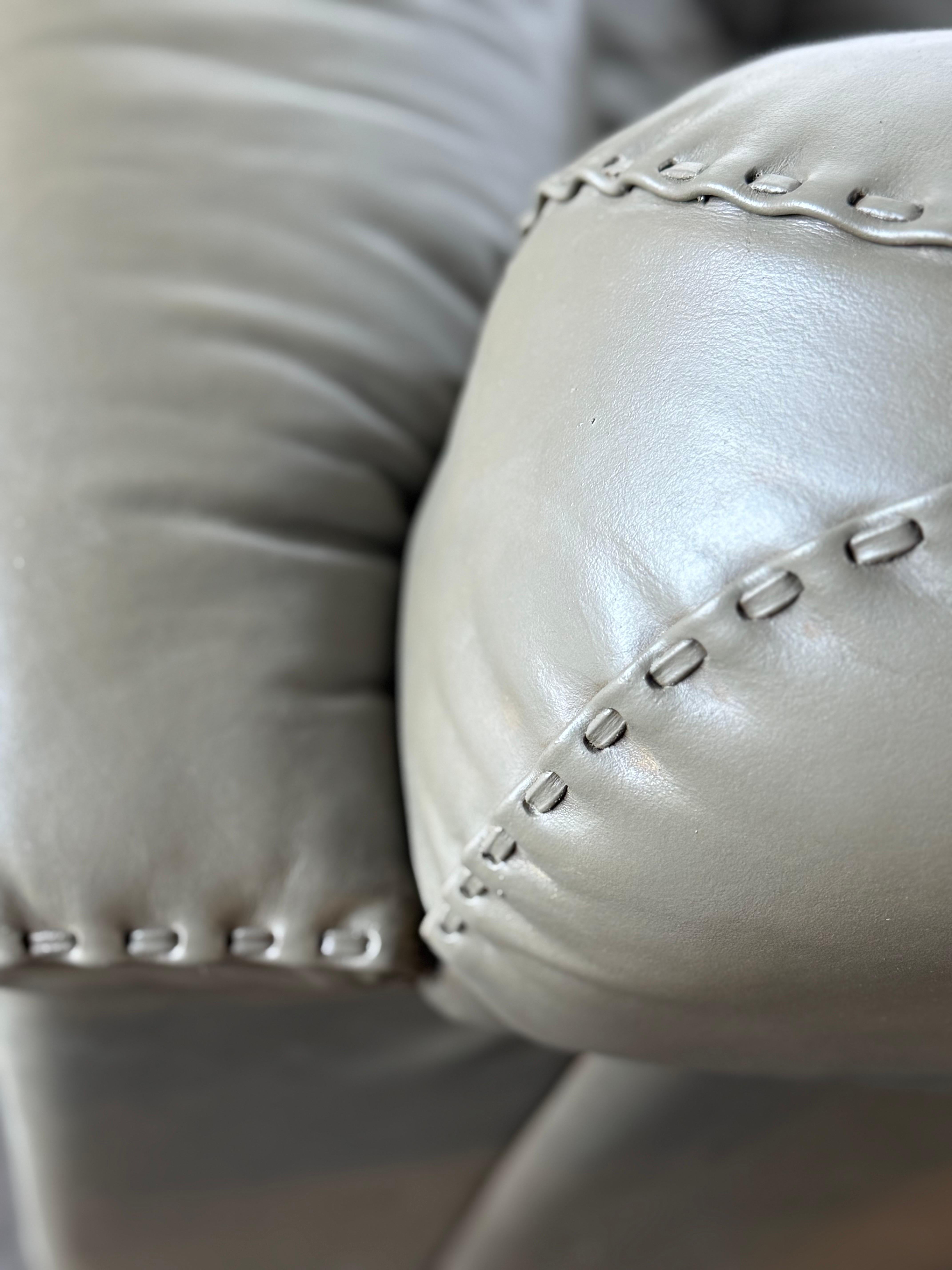 De Sede DS-101 Ledersessel mit Ottomane im Angebot 12