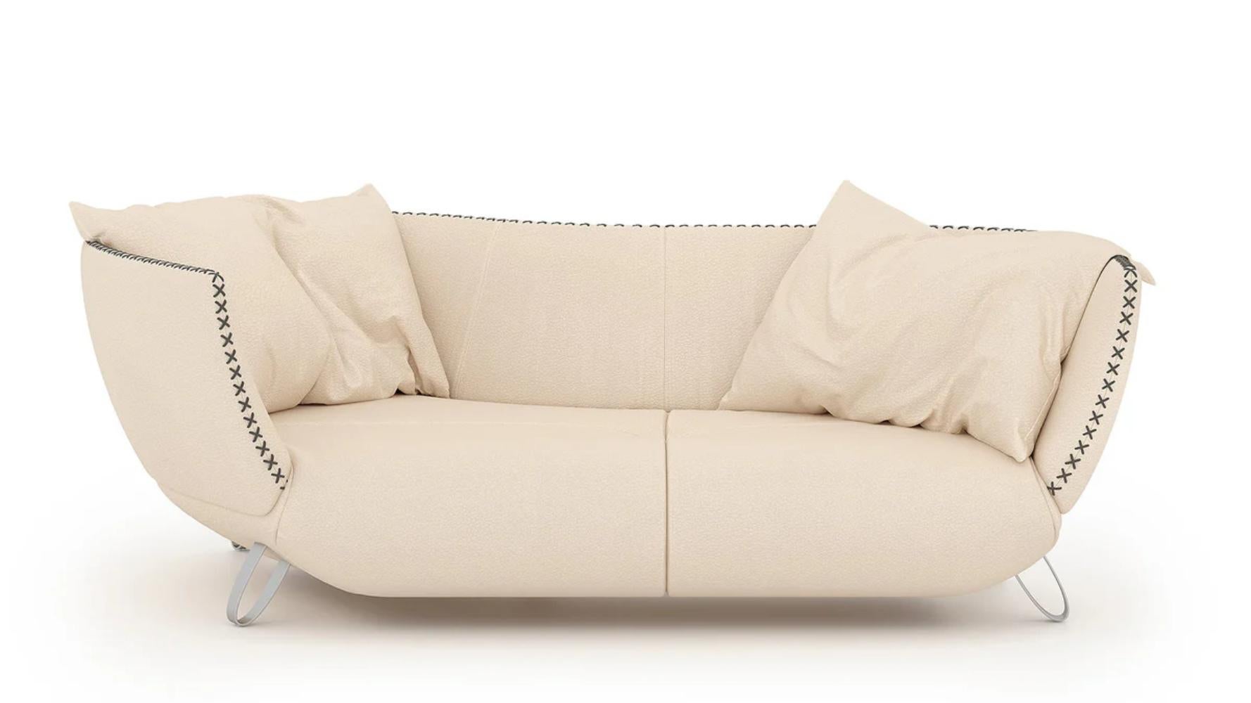 Suisse Canapé De Sede DS-102 en tissu taupe de Mathias Hoffmann en vente