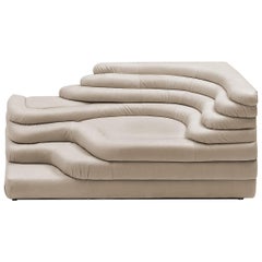 De Sede DS-1025/09 Terrazza-Sofa mit Perla-Polsterung von Ubald Klug, 1 Element