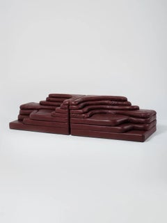 De Sede DS-1025/09 Terrazza by
Ubald Klug
Customised in dark red leather,
1970s