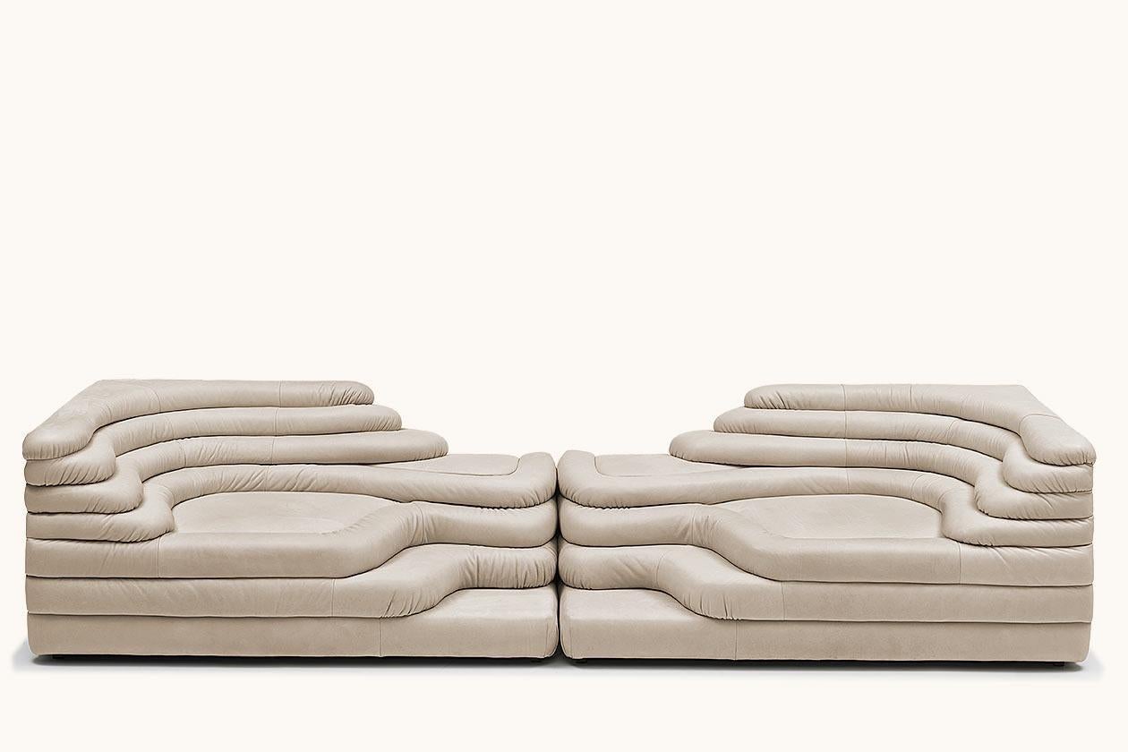 De Sede DS-1025/09 Terrazza-Sofa mit Perla-Polsterung von Ubald Klug, 1 Element im Angebot 3