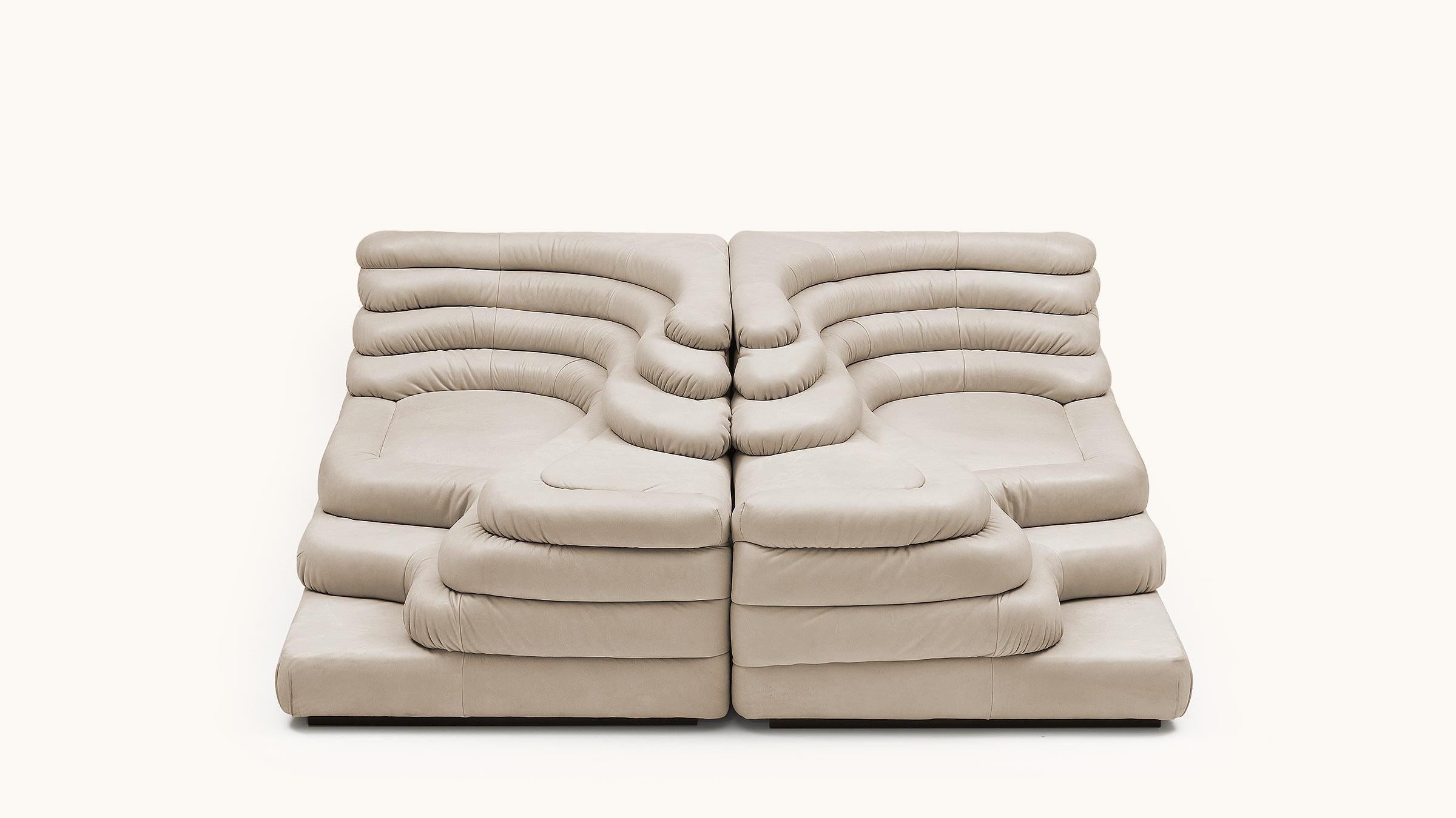 De Sede DS-1025/09 Terrazza-Sofa mit Perla-Polsterung von Ubald Klug, 1 Element im Angebot 4