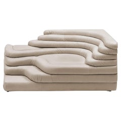 De Sede DS-1025/09 Terrazza-Sofa mit Perla-Polsterung von Ubald Klug