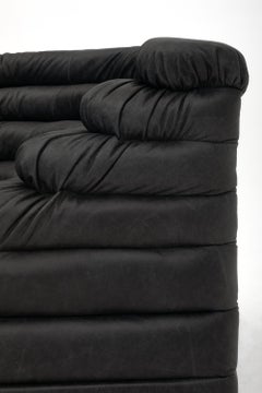 de Sede DS-1025/09 Terrazza Ubald Klug, version personnalisée en cuir noir