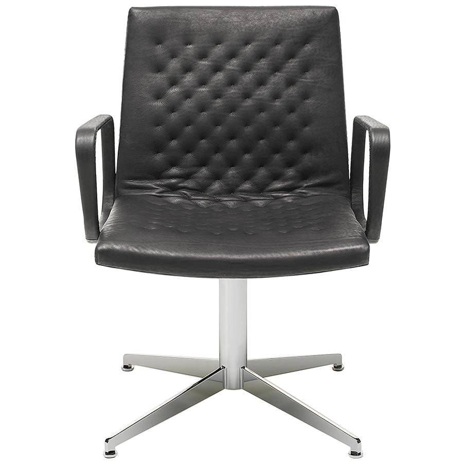 De Sede DS-1051/02 Armchair in Black Upholstery by De Sede Design Team