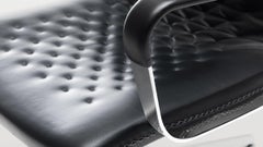 De Sede DS-1051/112 Armchair in Black Leather Upholstery by De Sede Design Team