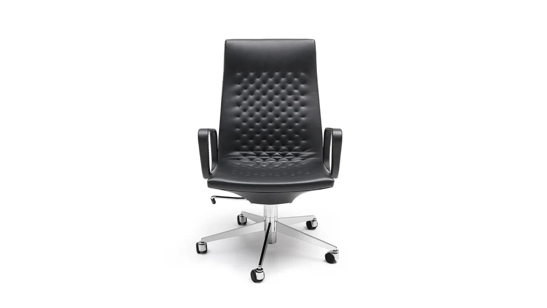 XXIe siècle et contemporain Fauteuil De Sede DS-1051/112 en tissu noir par De Sede Design Team en vente