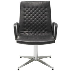 De Sede DS-1051/32 Armchair in Black Upholstery by De Sede Design Team