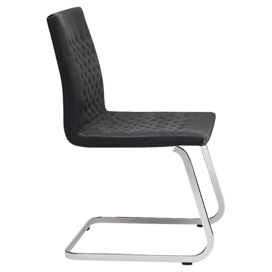 Chaise De Sede DS-1051/51 en tissu noir par De Sede Design Team