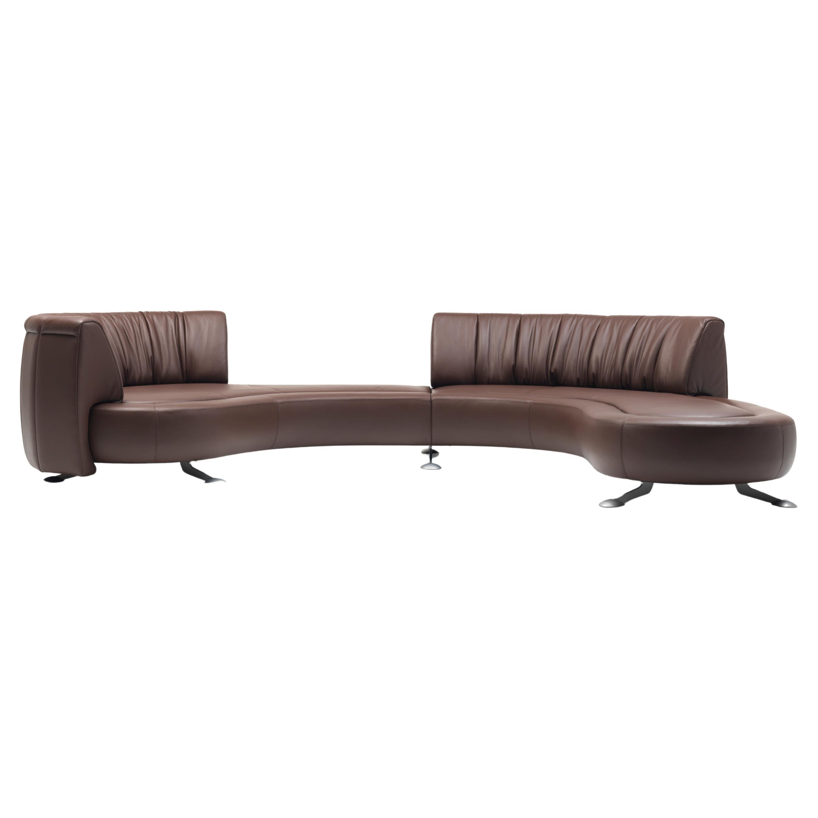 De Sede DS-1064 Sofa Bed in Leather by Hugo de Ruiter