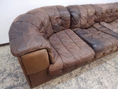 De Sede ds 11 Ecksofa Modularsofa Designersofa Couch Desede braun Leder