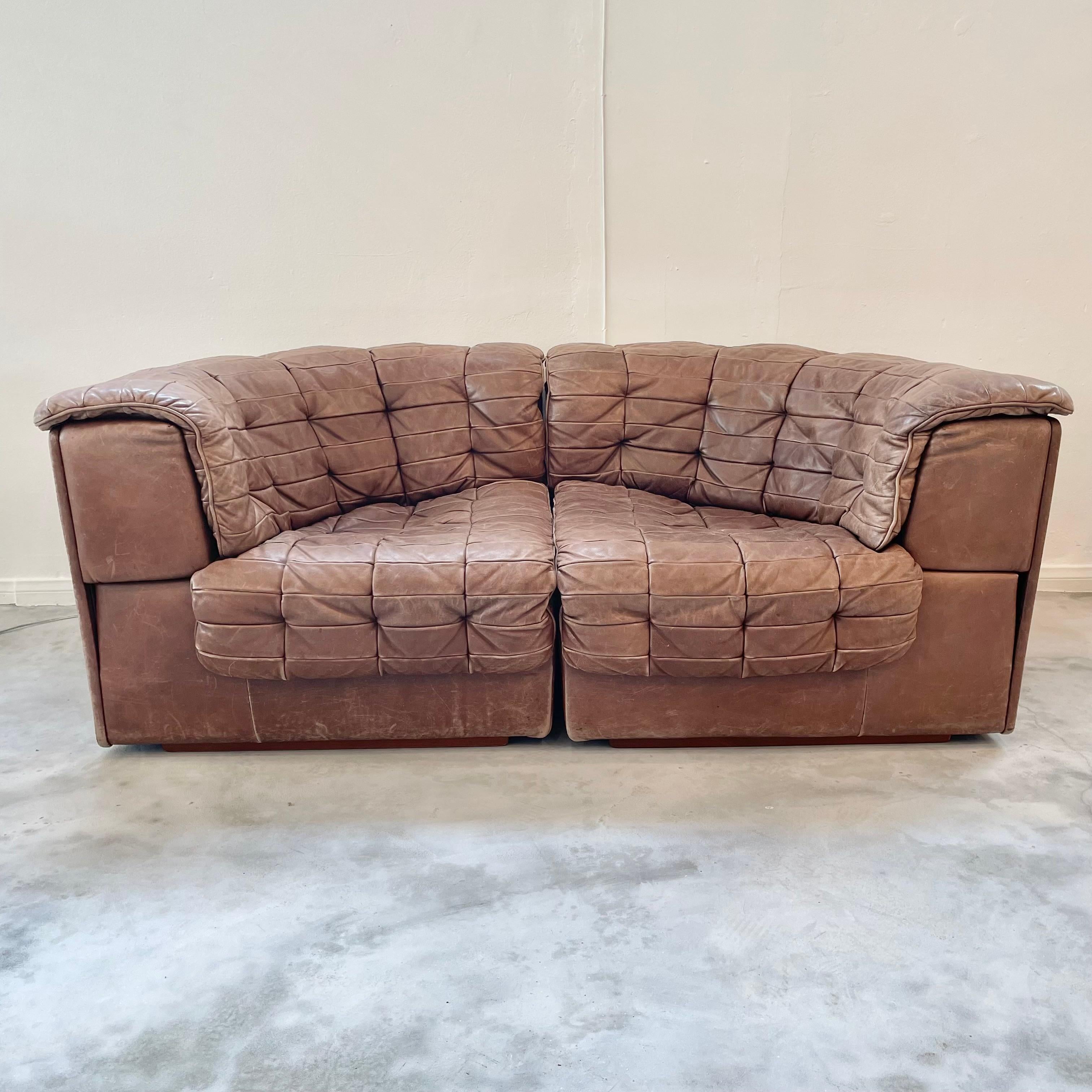 De Sede DS 11 Sofa in Patchwork Leather, 1980s Switzerland 13