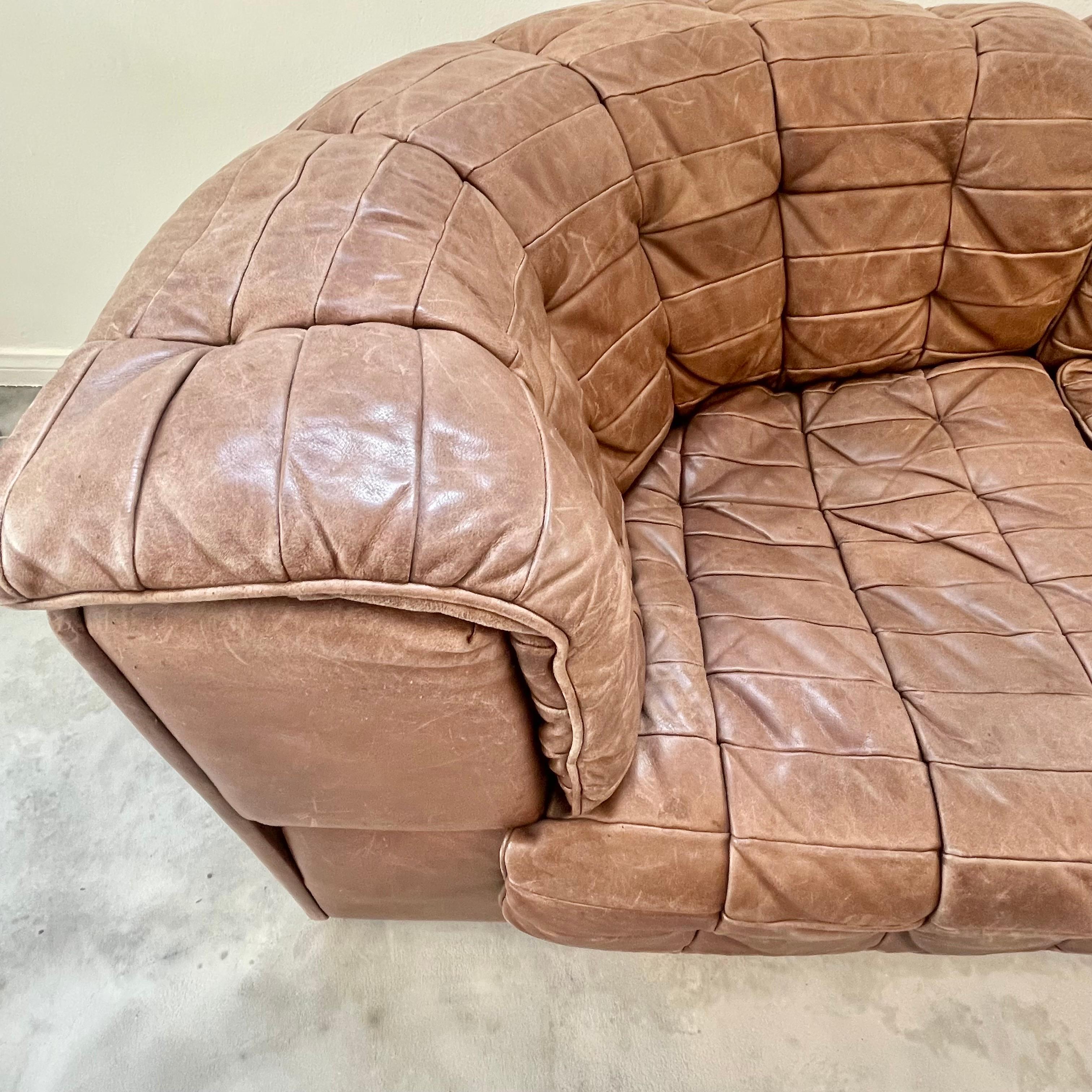 De Sede DS 11 Sofa in Patchwork Leather, 1980s Switzerland 3