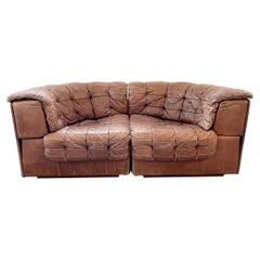 De Sede DS 11 Sofa in Patchwork Leather, 1980s Switzerland