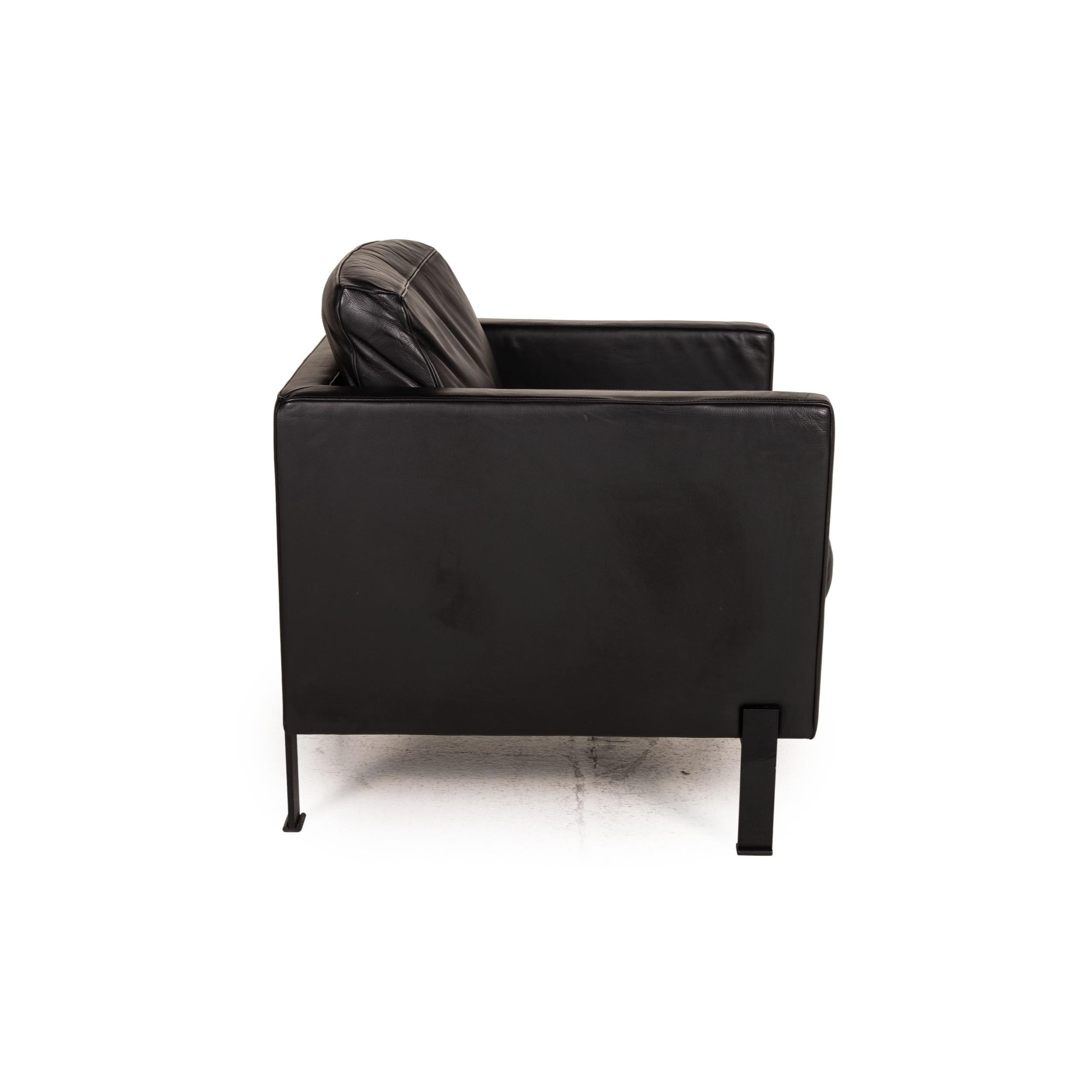 De Sede DS 118 Leather Armchair Black For Sale 2