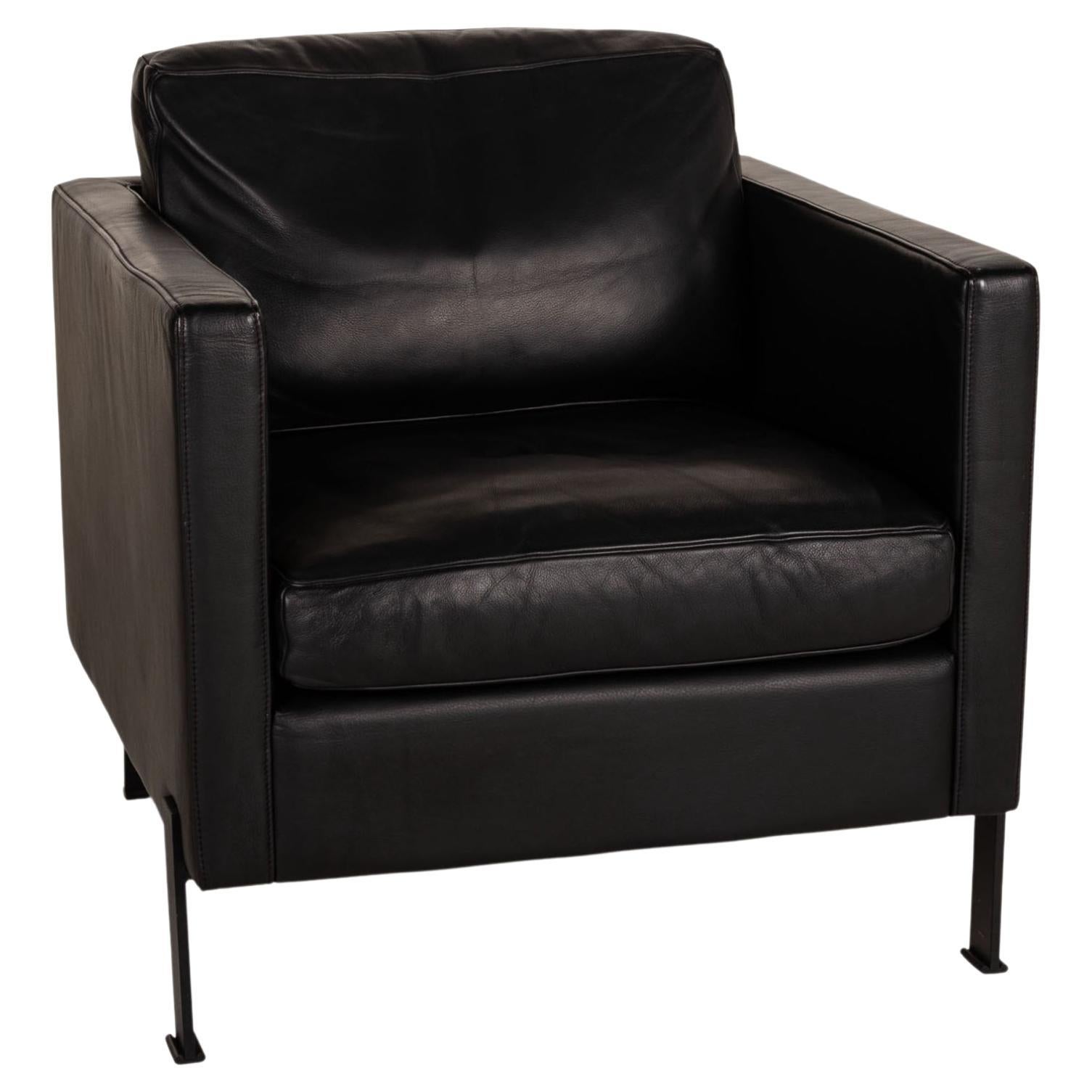 De Sede DS 118 Leather Armchair Black For Sale