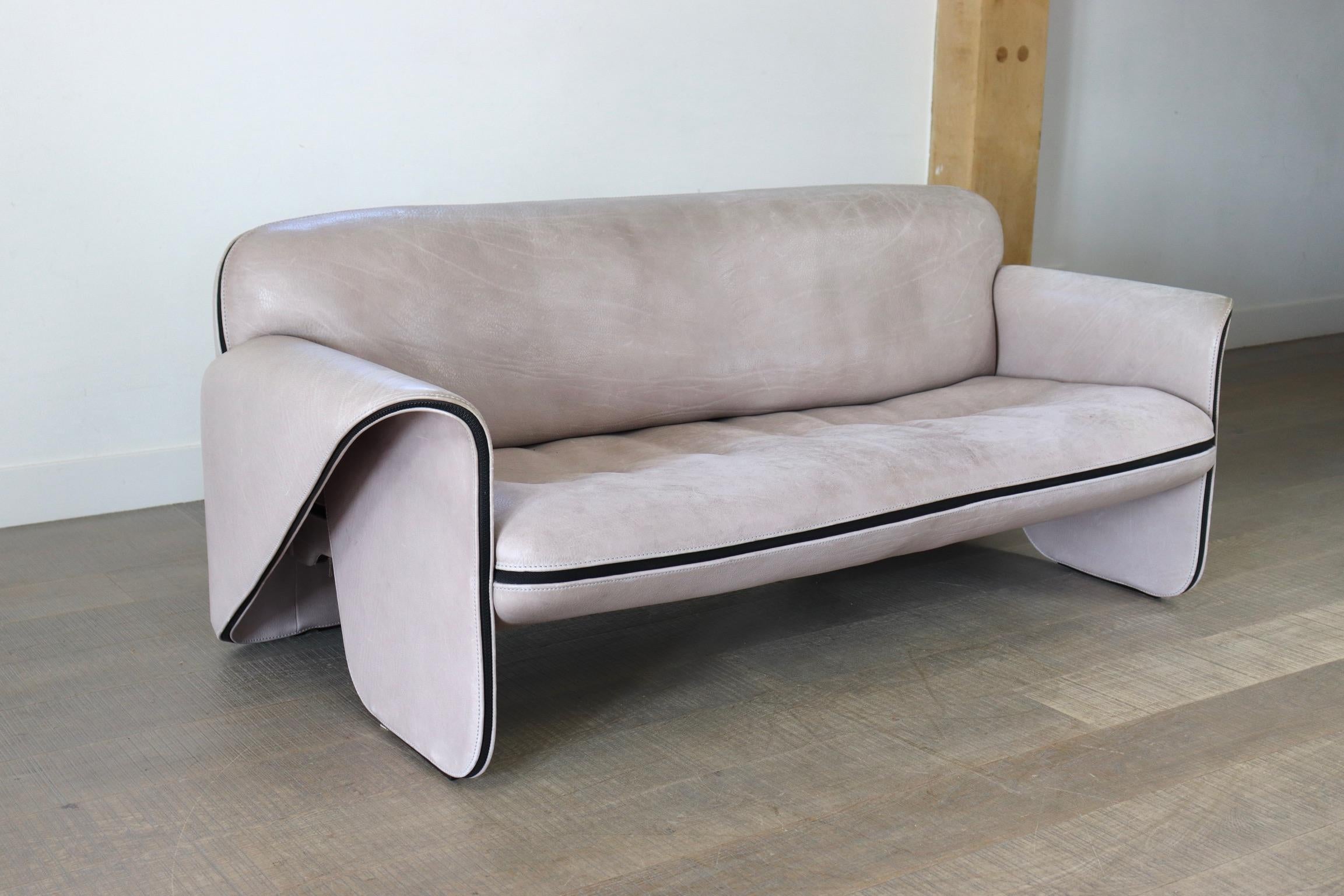 De Sede Ds-125 Sofa and Lounge Chair by Gerd Lange, 1980s 3