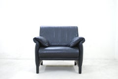 De Sede DS 14 Black Leather Armchair