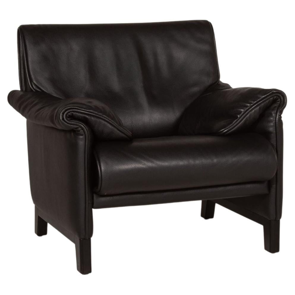 De Sede DS 14 Leather Armchair Black For Sale