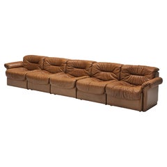 De Sede DS 14 Sofa in Cognac Leather