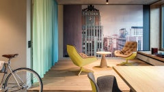 De Sede DS-144 Armchair in Kit Beige Leather Upholstery by Werner Aisslinger