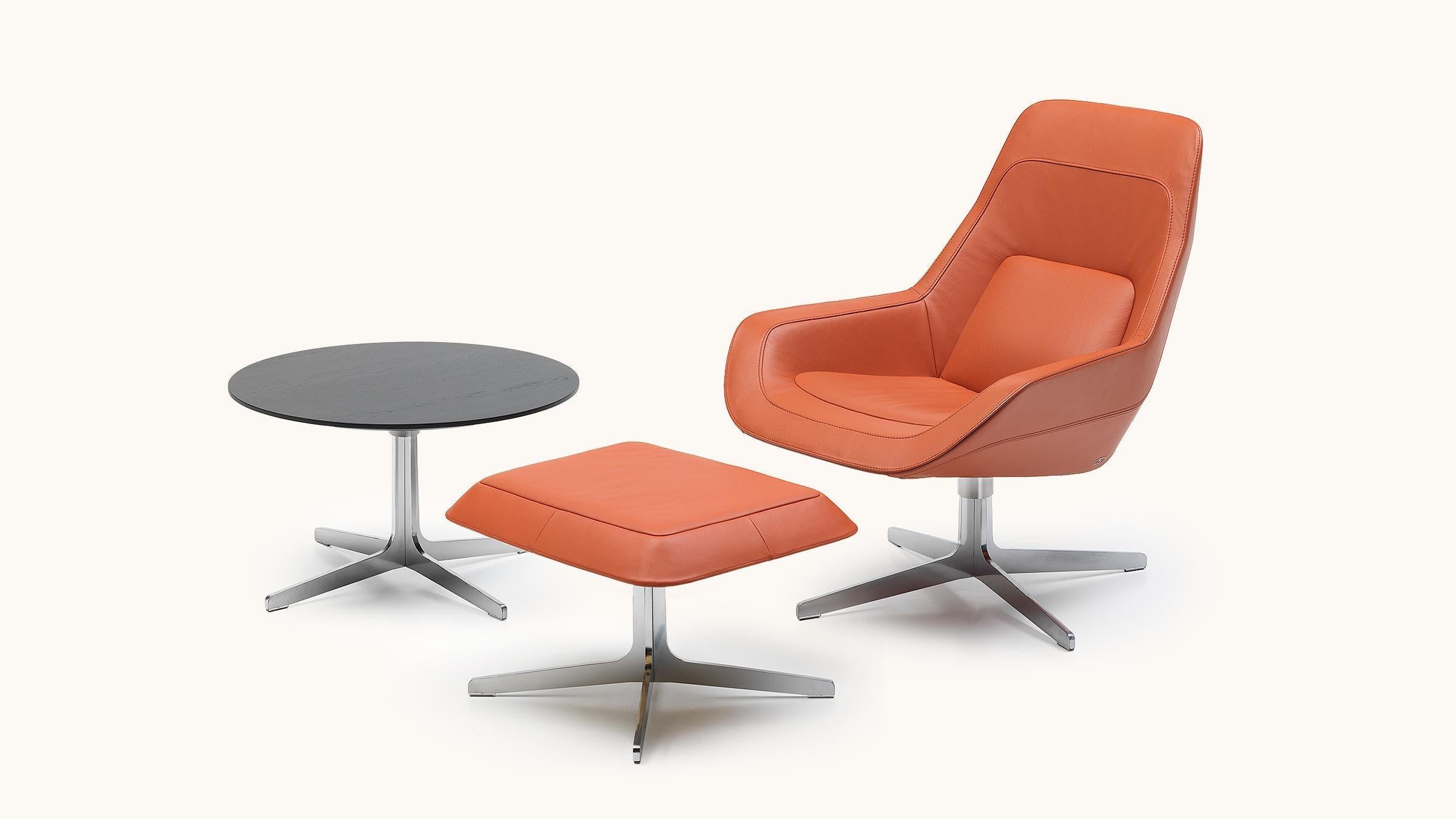 Modern De Sede DS-144 Armchair in Maine Orange Upholstery by Werner Aisslinger For Sale