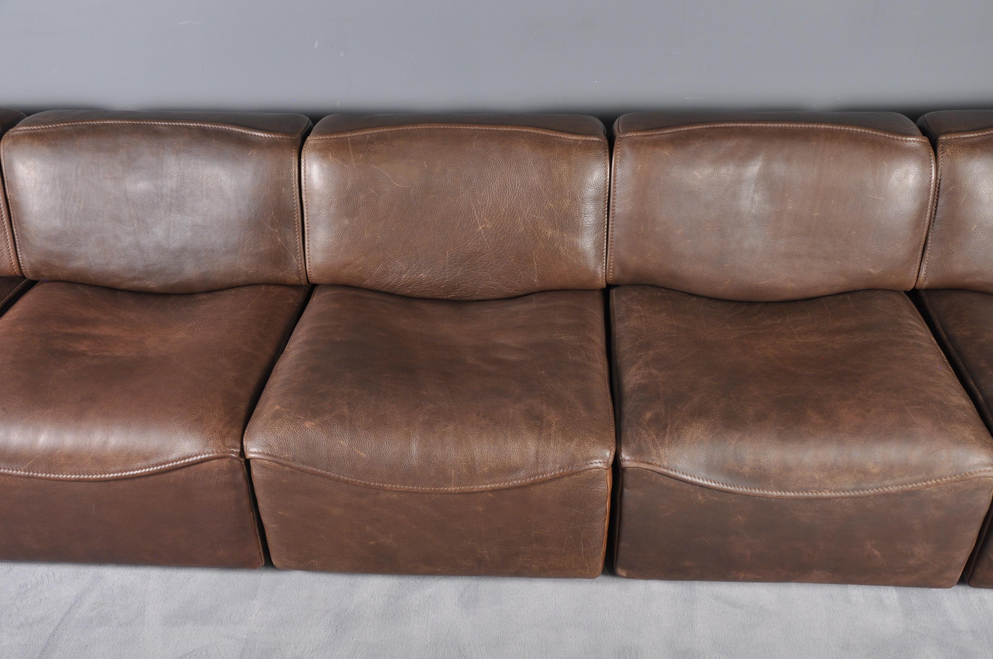 De Sede DS-15 in Dark Brown Buffalo Leather, 1970s 7
