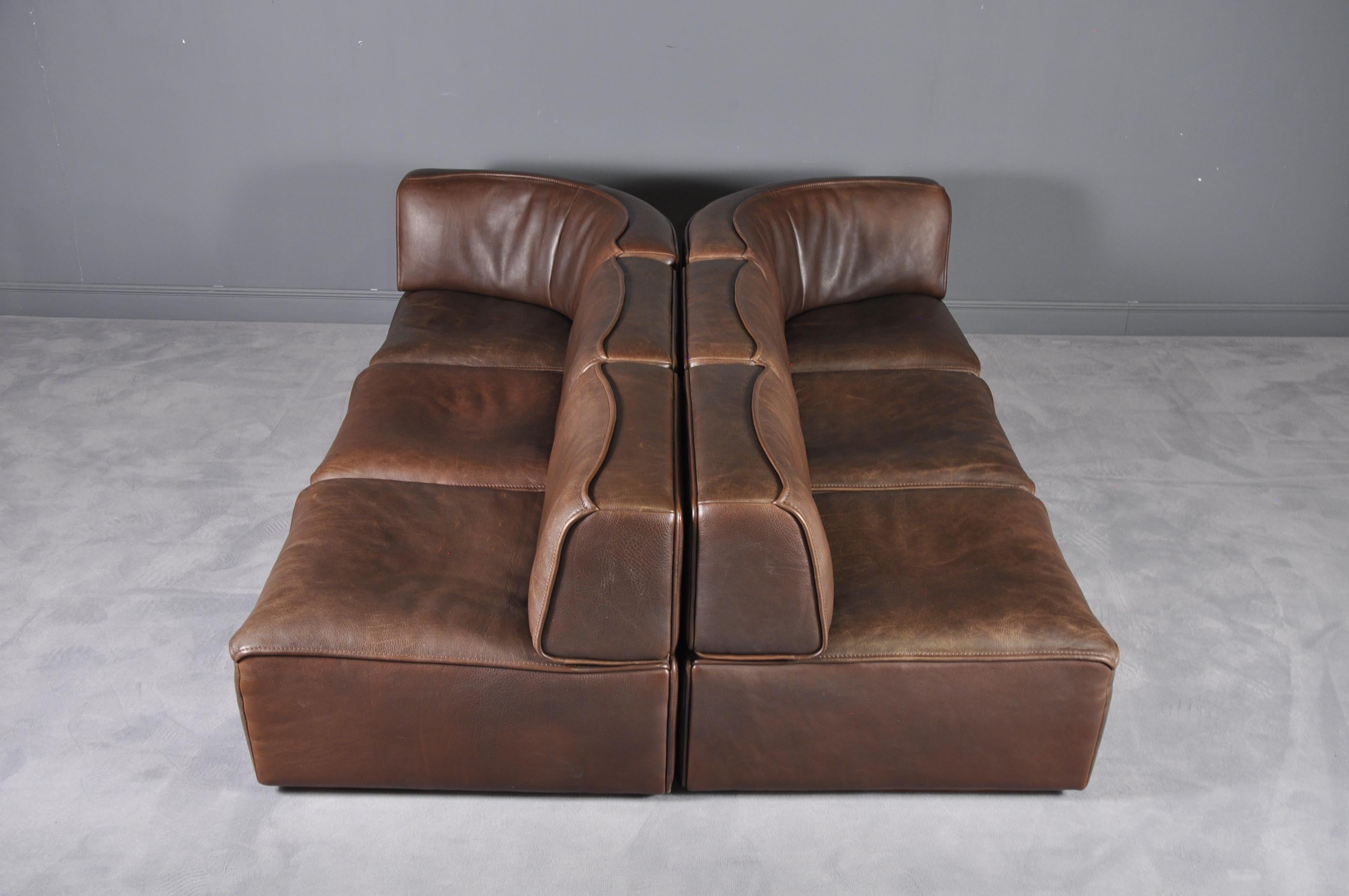 De Sede DS-15 in Dark Brown Buffalo Leather, 1970s 11