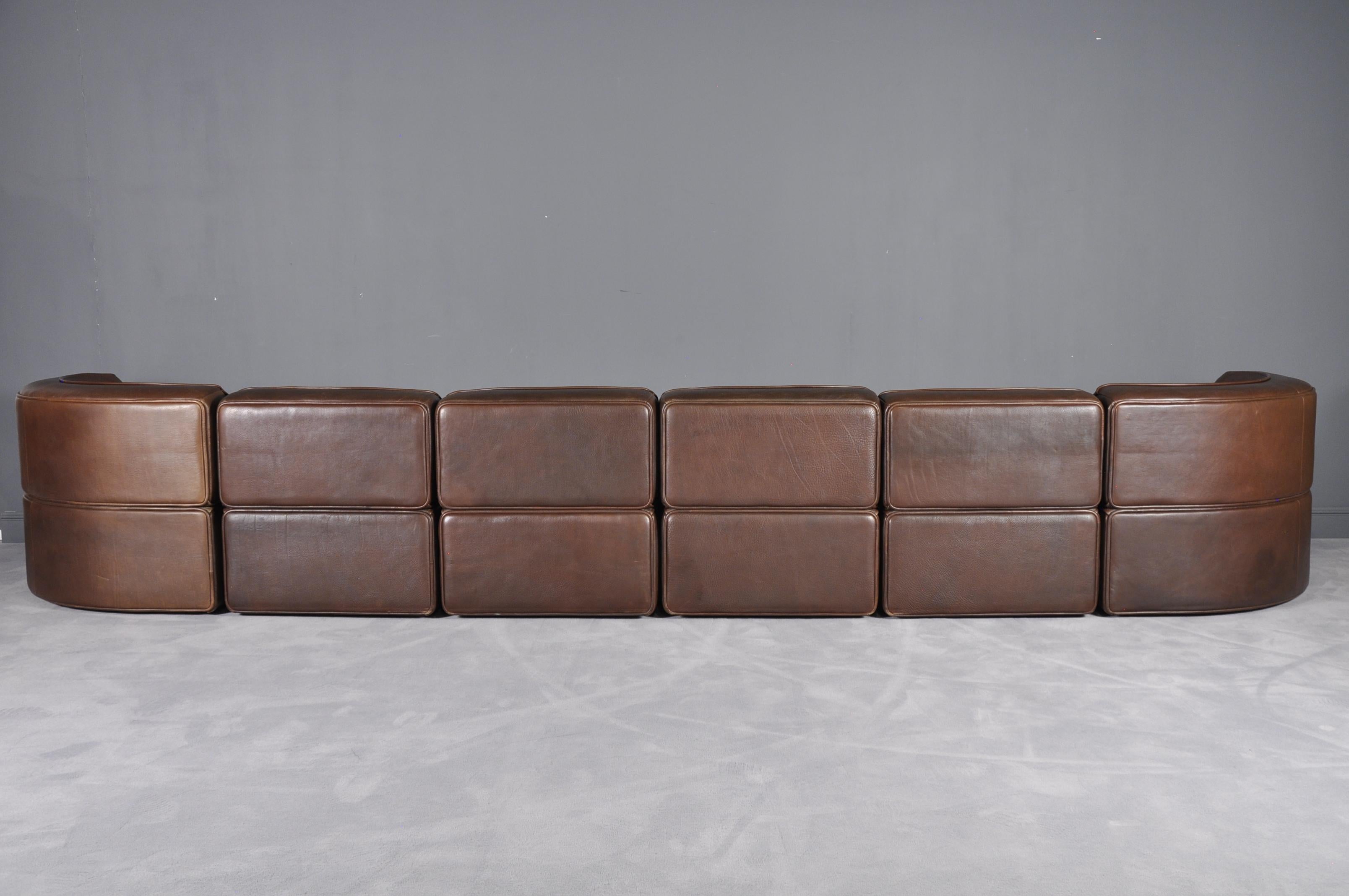 Late 20th Century De Sede DS-15 in Dark Brown Buffalo Leather, 1970s