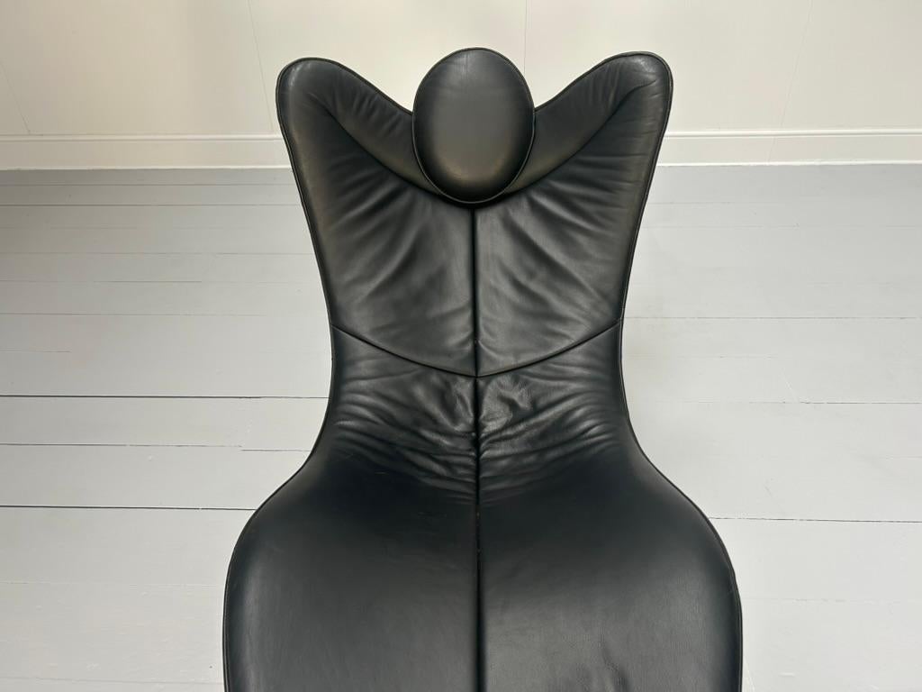 De Sede DS-151 Chaise Recliner Daybed - In schwarzem Leder im Angebot 6