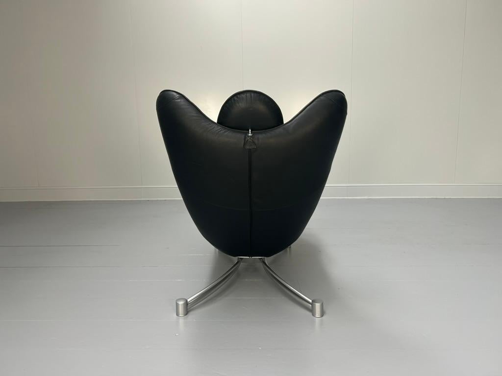 De Sede DS-151 Chaise Recliner Daybed - In schwarzem Leder im Angebot 4