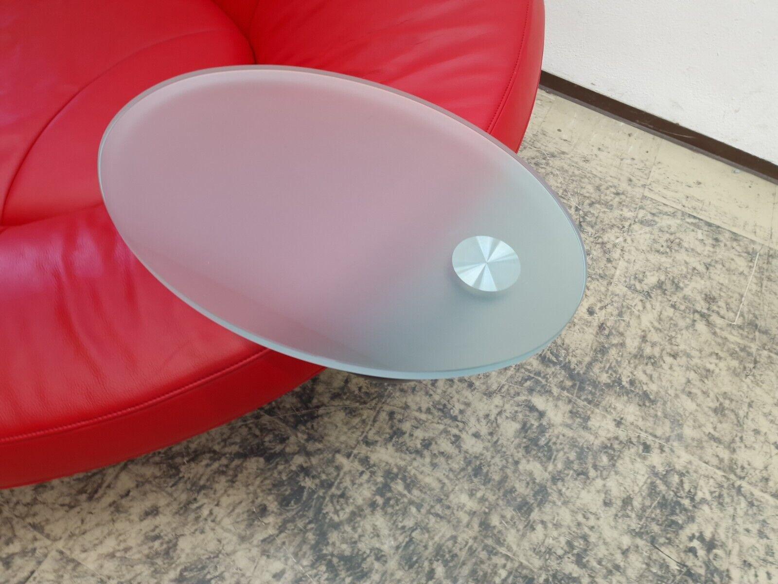 De Sede DS 152 Leder Zweisitzer Hocker Designersofa Ledersofa Desede Glastisch 4