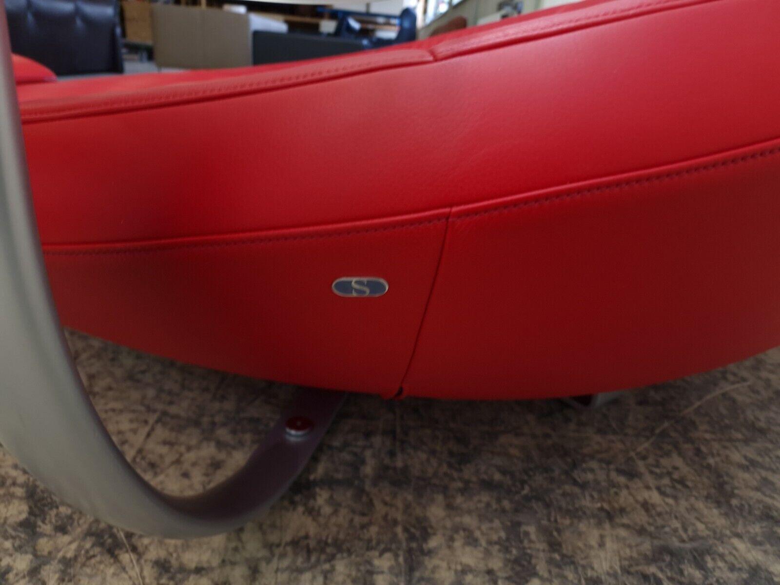 De Sede DS 152 Leder Zweisitzer Hocker Designersofa Ledersofa Desede Glastisch 5