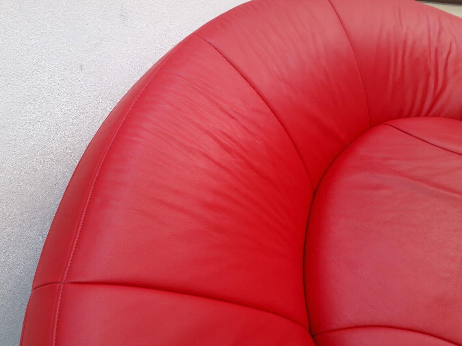 De Sede DS 152 Leder Zweisitzer Hocker Designersofa Ledersofa Desede Glastisch 6