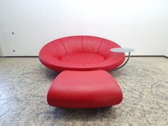 De Sede DS 152 Leder Zweisitzer Hocker Designersofa Ledersofa Desede Glastisch