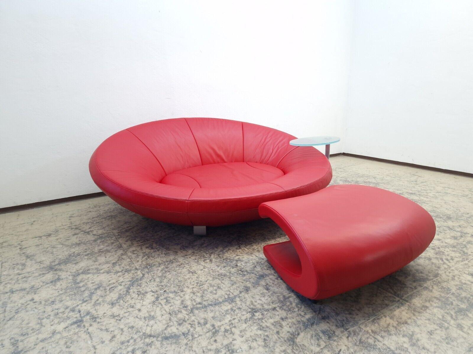 De Sede DS 152 Leder Zweisitzer Hocker Designersofa Ledersofa Desede Glastisch Bauhaus
