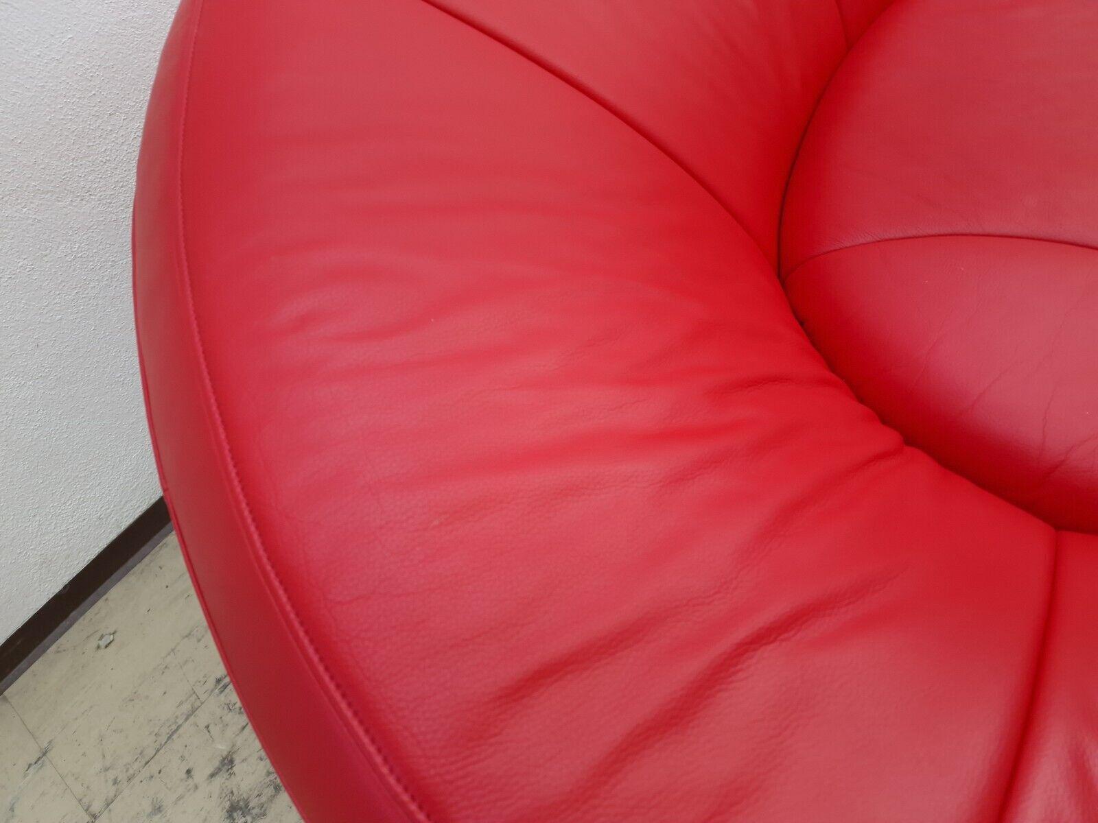 De Sede DS 152 Leder Zweisitzer Hocker Designersofa Ledersofa Desede Glastisch en Bueno Estado en Garching a. d. Alz, DE