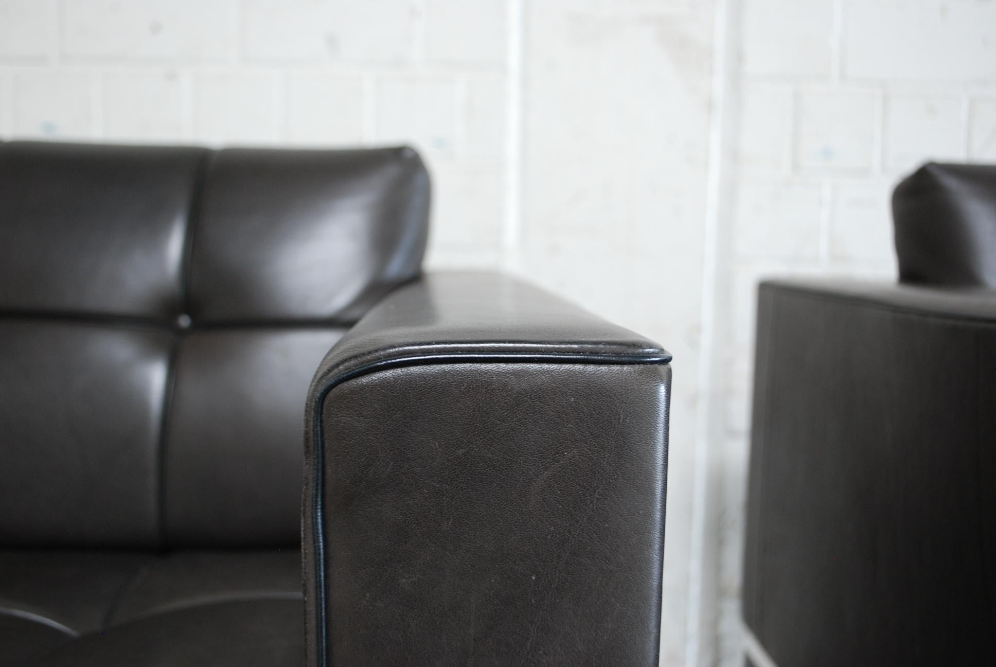 De Sede DS 159 Brown Naturale Leather Pair of Armchairs 13