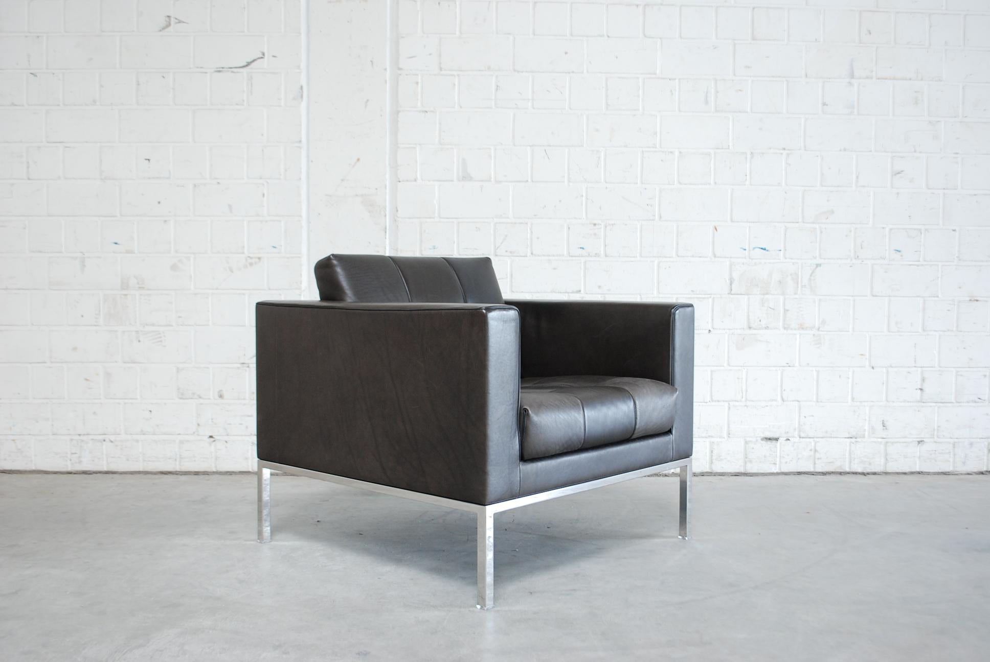 De Sede DS 159 Brown Naturale Leather Pair of Armchairs 3