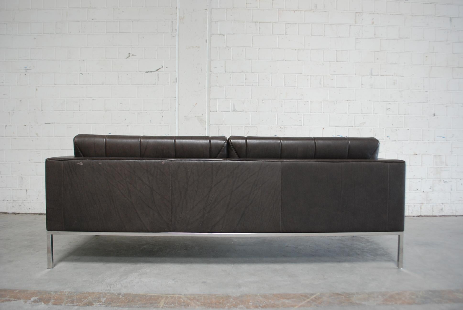 De Sede DS 159 Brown Naturale Leather Sofa 6