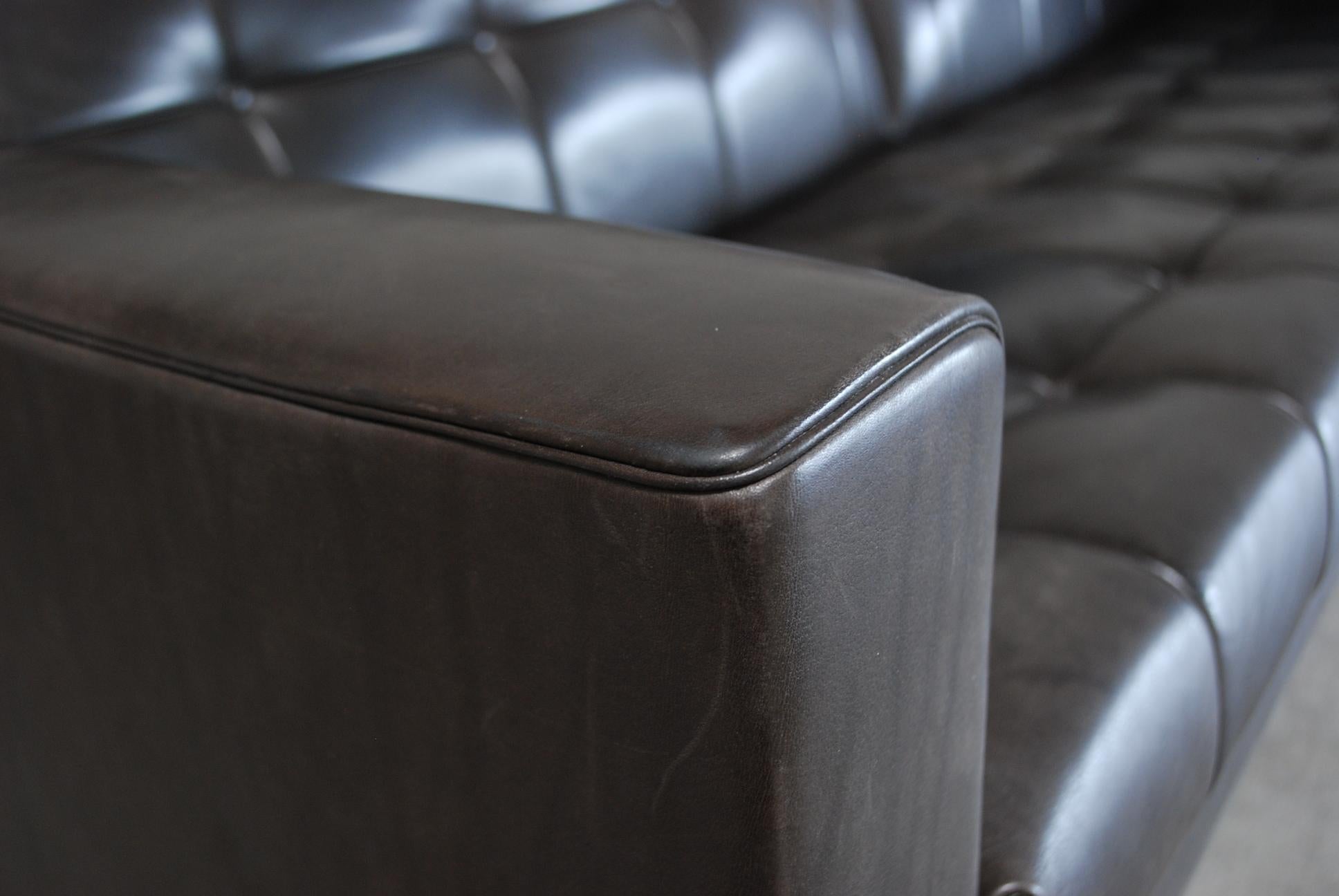 De Sede DS 159 Brown Naturale Leather Sofa 9