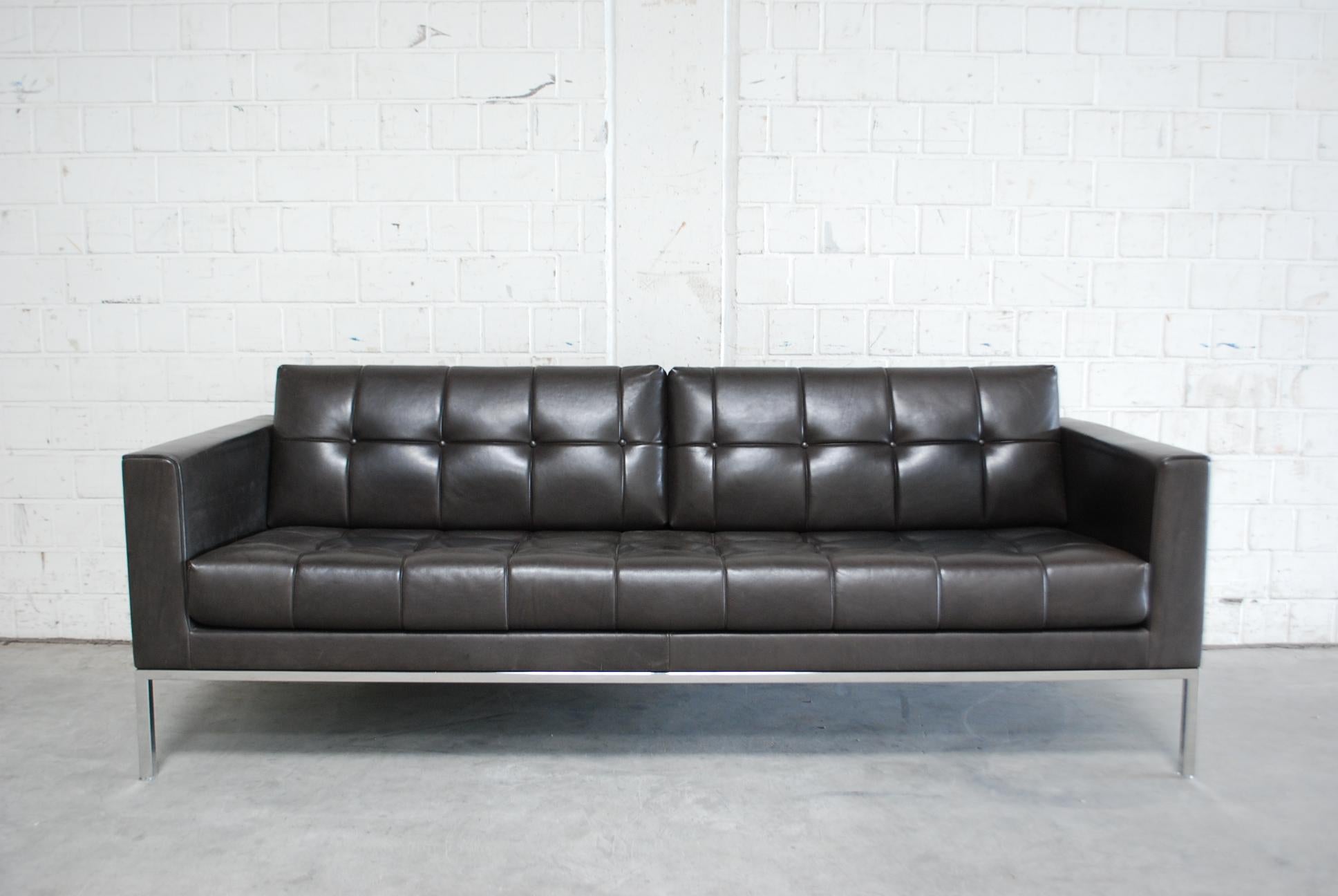 Modern De Sede DS 159 Brown Naturale Leather Sofa