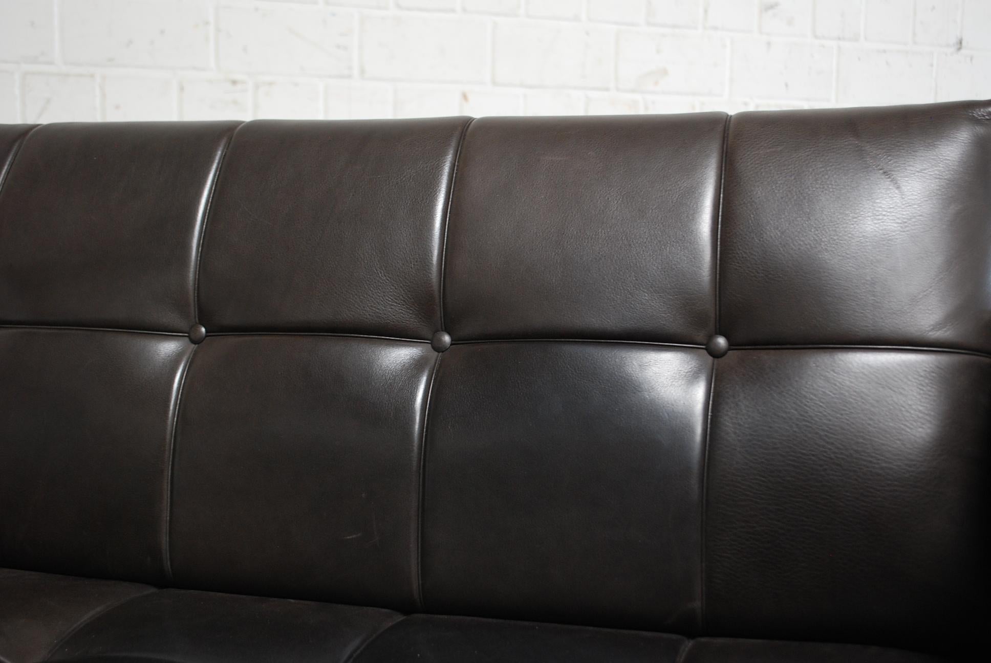 De Sede DS 159 Brown Naturale Leather Sofa 2