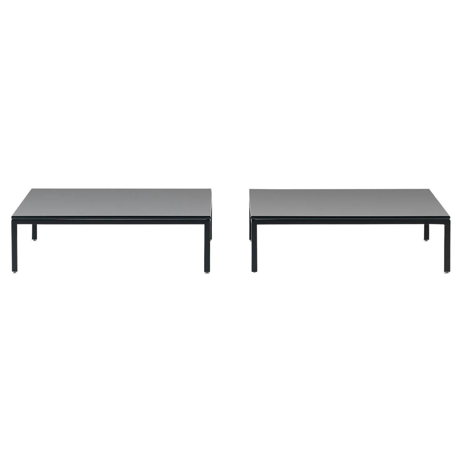 De Sede DS-159 Table with Black Top by De Sede Design Team