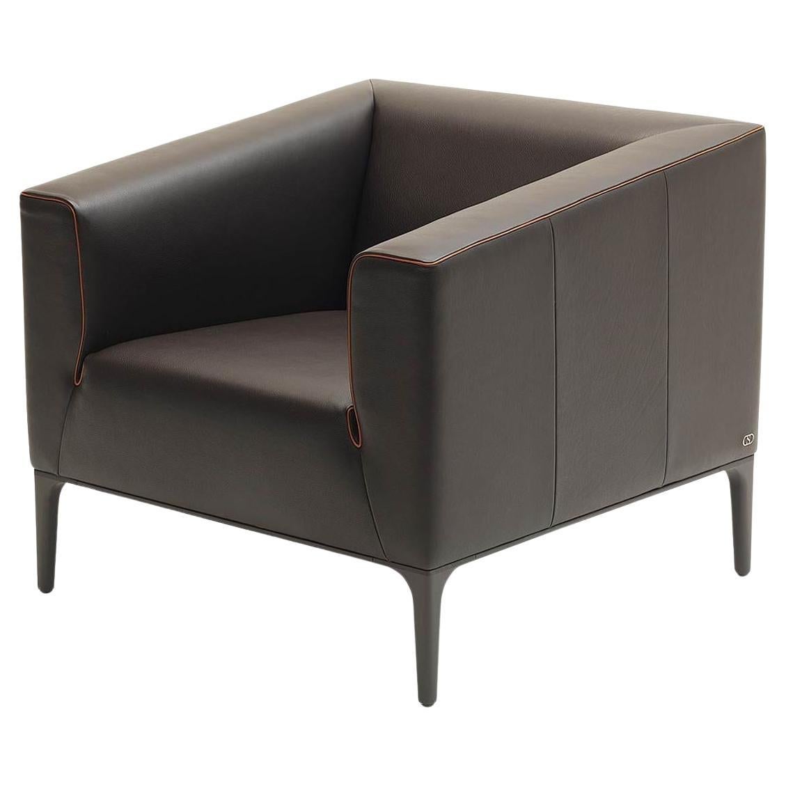 Fauteuil De Sede DS-161/01 en tissu Schiefer marron par De Sede Design Team en vente