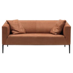 De Sede DS-161 Zweisitzer-Sofa mit brauner Hazel-Polsterung von De Sede Design Team